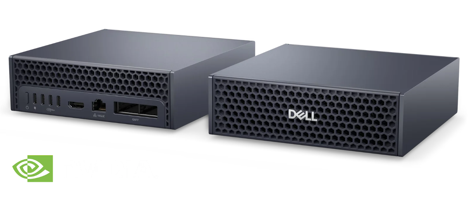 ConnectX-7 및 QSFP 포트를 갖춘 Dell Pro Max 두 대
